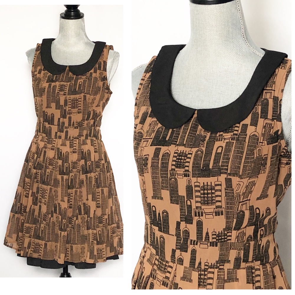 Modcloth Yumi Fit & Flare Dress NWOT SZ M